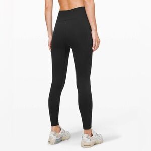 lululemon ebb to street tight *charcoal grey